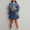 Gonna a palloncino in denim per bambini Gonna a palloncino in denim per bambini
