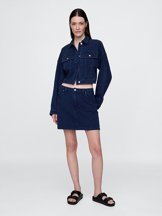 Gonna in denim French Terry Gonna in denim French Terry