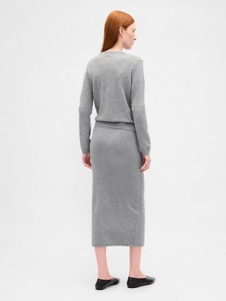 Gonna midi elasticizzata CashSoft