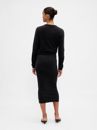Gonna midi elasticizzata CashSoft
