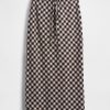 Gonna midi in misto lino Gonna midi in misto lino