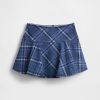 Gonna-pantalone con balze in denim per bambini