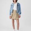 Gonna-pantalone kaki plissettata per bambini Gonna-pantalone kaki plissettata per bambini
