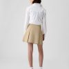 Gonna-pantalone kaki plissettata per bambini Gonna-pantalone kaki plissettata per bambini