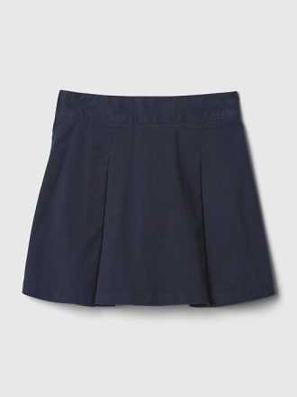 Gonna-pantalone kaki plissettata per bambini