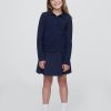 Gonna-pantalone plissettata cachi per bambini, modello uniforme Gonna-pantalone plissettata cachi per bambini, modello uniforme