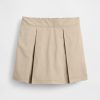 Gonna-pantalone plissettata cachi per bambini, modello uniforme Gonna-pantalone plissettata cachi per bambini, modello uniforme