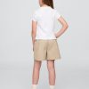 Gonna-pantalone plissettata cachi per bambini, modello uniforme Gonna-pantalone plissettata cachi per bambini, modello uniforme