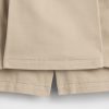 Gonna-pantalone plissettata cachi per bambini, modello uniforme Gonna-pantalone plissettata cachi per bambini, modello uniforme