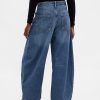 Jeans a ferro di cavallo a vita alta