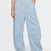 Jeans a ferro di cavallo Easy Horseshoe a righe in denim ultra morbido a vita media Jeans a ferro di cavallo Easy Horseshoe a righe in denim ultra morbido a vita media
