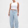 Jeans a ferro di cavallo Easy Horseshoe a righe in denim ultra morbido a vita media Jeans a ferro di cavallo Easy Horseshoe a righe in denim ultra morbido a vita media