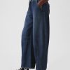 Jeans a ferro di cavallo facili a vita media Jeans a ferro di cavallo facili a vita media