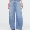 Jeans a ferro di cavallo ultra morbidi a vita alta Jeans a ferro di cavallo ultra morbidi a vita alta