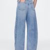 Jeans a ferro di cavallo ultra morbidi a vita alta Jeans a ferro di cavallo ultra morbidi a vita alta