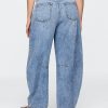 Jeans a ferro di cavallo ultra morbidi a vita alta Jeans a ferro di cavallo ultra morbidi a vita alta