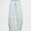 Jeans a ferro di cavallo ultra morbidi a vita alta