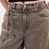 Jeans a ferro di cavallo ultra morbidi a vita alta Jeans a ferro di cavallo ultra morbidi a vita alta