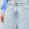 Jeans a ferro di cavallo ultra morbidi a vita alta