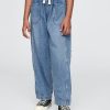 Jeans a ferro di cavallo ultra morbidi e a vita alta per bambini Jeans a ferro di cavallo ultra morbidi e a vita alta per bambini