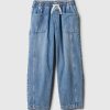 Jeans a ferro di cavallo ultra morbidi e a vita alta per bambini Jeans a ferro di cavallo ultra morbidi e a vita alta per bambini