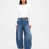Jeans a ferro di cavallo ultra morbidi e facili a vita media