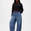 Jeans a ferro di cavallo ultra morbidi e facili a vita media