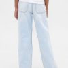 Jeans a gamba larga con cuciture Stride a vita bassa per bambini Jeans a gamba larga con cuciture Stride a vita bassa per bambini