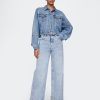 Jeans a gamba larga con risvolto e vita alta Stride Jeans a gamba larga con risvolto e vita alta Stride