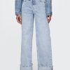 Jeans a gamba larga con risvolto e vita alta Stride Jeans a gamba larga con risvolto e vita alta Stride