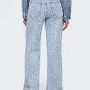 Jeans a gamba larga con risvolto e vita alta Stride Jeans a gamba larga con risvolto e vita alta Stride