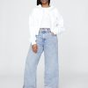 Jeans a gamba larga con risvolto e vita alta Stride Jeans a gamba larga con risvolto e vita alta Stride