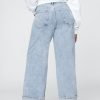 Jeans a gamba larga con risvolto e vita alta Stride Jeans a gamba larga con risvolto e vita alta Stride