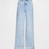 Jeans a gamba larga con risvolto e vita alta Stride Jeans a gamba larga con risvolto e vita alta Stride