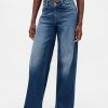 Jeans a gamba larga con vita a V e vita alta Stride Jeans a gamba larga con vita a V e vita alta Stride