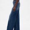 Jeans a gamba larga con vita a V e vita alta Stride Jeans a gamba larga con vita a V e vita alta Stride