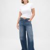 Jeans a gamba larga con vita a V e vita alta Stride Jeans a gamba larga con vita a V e vita alta Stride
