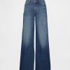 Jeans a gamba larga con vita a V e vita alta Stride Jeans a gamba larga con vita a V e vita alta Stride