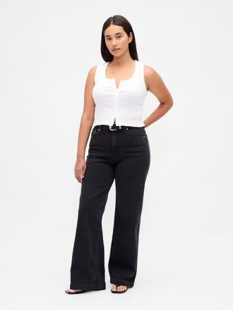 Jeans a gamba larga Curvy High Rise Stride