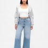 Jeans a gamba larga Curvy High Stride alla caviglia Jeans a gamba larga Curvy High Stride alla caviglia