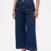 Jeans a gamba larga e vita alta Curvy Stride Jeans a gamba larga e vita alta Curvy Stride