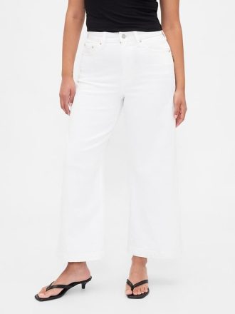 Jeans a gamba larga e vita alta Curvy Stride