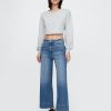Jeans a gamba larga e vita alta Stride Jeans a gamba larga e vita alta Stride