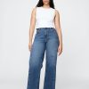 Jeans a gamba larga e vita alta Stride Jeans a gamba larga e vita alta Stride