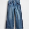 Jeans a gamba larga e vita alta Stride per bambini