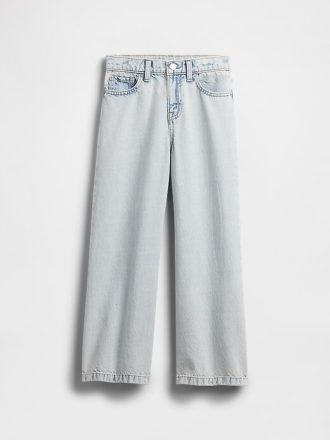 Jeans a gamba larga e vita alta Stride per bambini