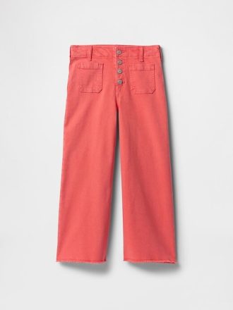 Jeans a gamba larga e vita alta Stride per bambini