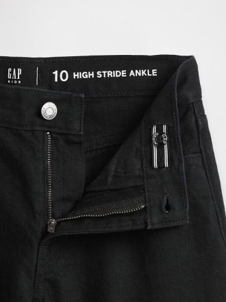 Jeans a gamba larga e vita alta Stride per bambini