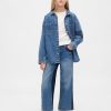 Jeans a gamba larga e vita alta Stride per bambini