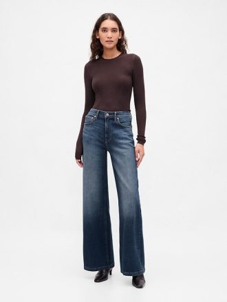 Jeans a gamba larga High Stride